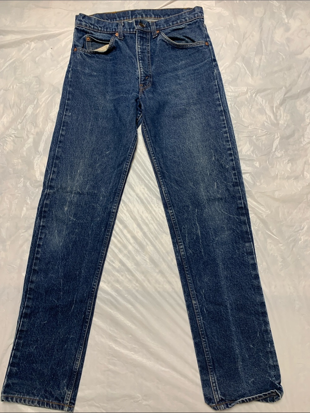 Levi’s Vintage Orange Tab 20505 0217 Made In USA Jeans Blue 32 X 34